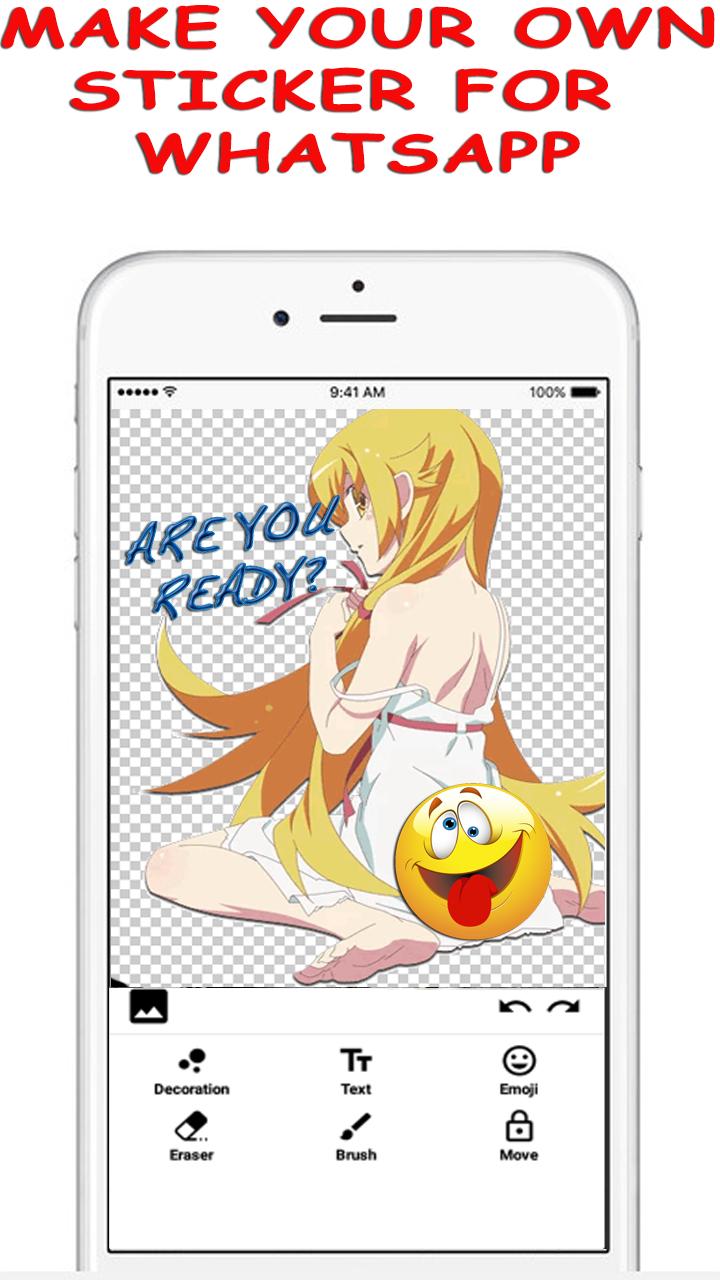 Pembuat Stiker Anime Wastickerapp Untuk Whatsapp For Android Apk