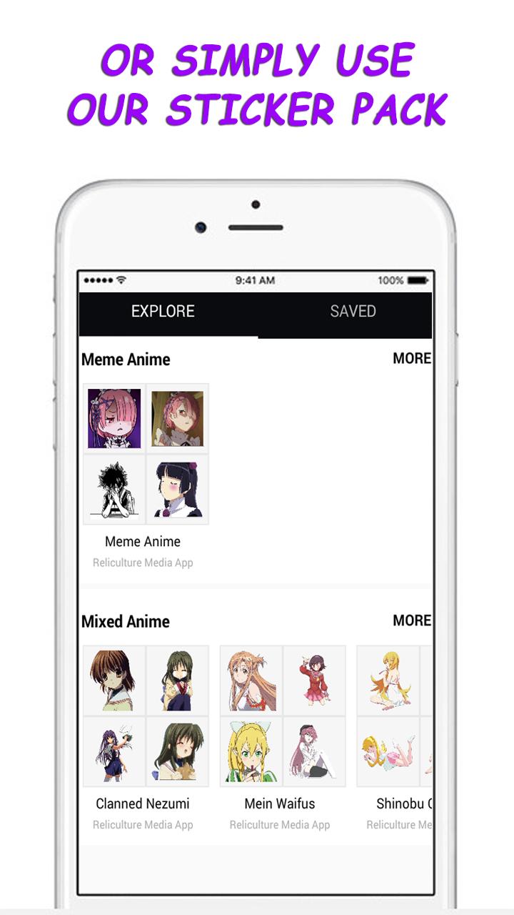 Pembuat Stiker Anime Wastickerapp Untuk Whatsapp For Android Apk