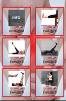 무릎 통증을 운동 포스터