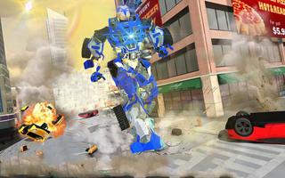 Ultimate Wild Lion Robot Transform Car Attack screenshot 1