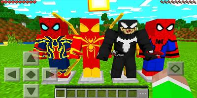 Spider HuMan mod for MCPE Affiche
