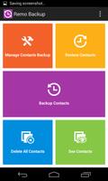 Remo Contacts Backup تصوير الشاشة 1