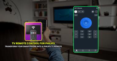 TV Remote Control For Philips Plakat
