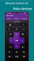 Poster TV Remote Control for Roku TV