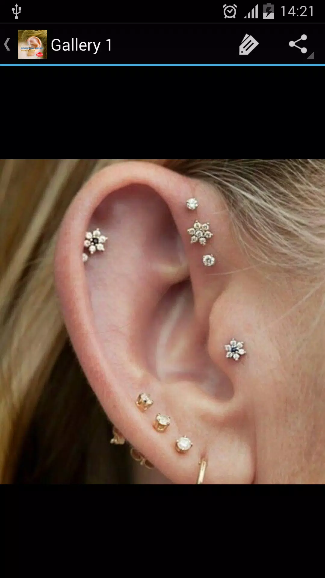 Forward Helix Piercing Designs APK for Android Download