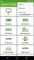 Videocon TV Remote capture d'écran 1