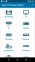 Casio TV Remote Control poster