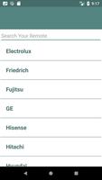 Electrolux AC Remote Control screenshot 1