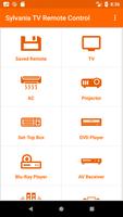 Sylvania TV Remote Control poster