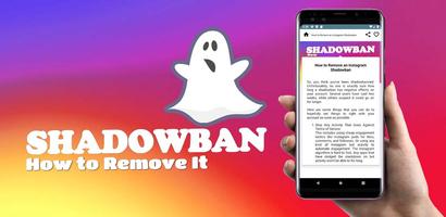 Shadowban : How to Remove It plakat