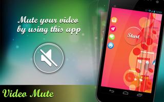 Video Mute : Remove Sound from Video, Video Muter Plakat