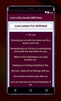 Love Letter,Quotes,SMS,Story capture d'écran 3