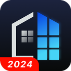 Square Home Launcher 2024 icône