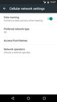 Data Settings Affiche