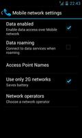 Data Settings capture d'écran 3