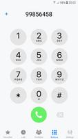 iOS Phone - Numéroteur et contacts capture d'écran 1