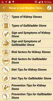 Renal Gall Bladder Stone Diet-poster