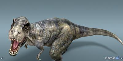 Tyrannosaurus rex interactive educational VR 3D screenshot 2