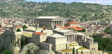 Acropolis educational 3D scene