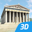 Cena 3D educacional Acrópole