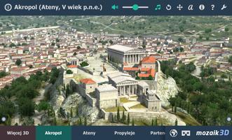 Akropol interaktywny 3D plakat