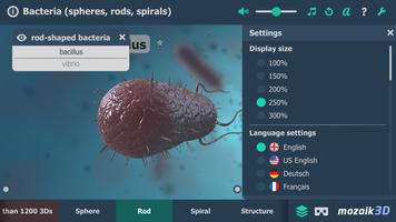 Bacteria interactive educational VR 3D ảnh chụp màn hình 1