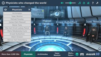 Physicists who changed the world educational VR 3D โปสเตอร์