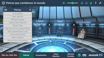 Físicos que cambiaron el mundo en 3D educativo Poster