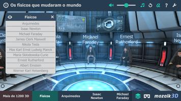 Os físicos que mudaram o mundo 3D educacional RV Cartaz