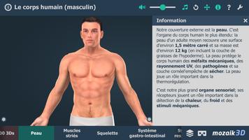Le corps humain en 3D capture d'écran 1