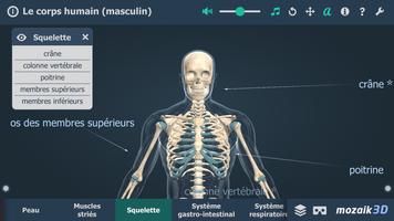 Le corps humain en 3D capture d'écran 2