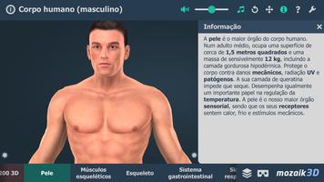 Corpo humano (masculino) 3D imagem de tela 1