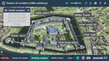 Tower of London interactive educational VR 3D syot layar 1