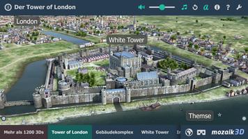 Der Tower of London interaktives Bildungs-3D VR Plakat