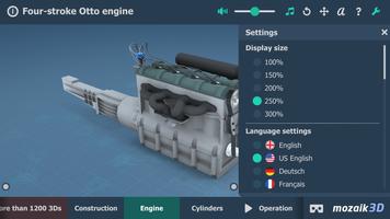 Four-stroke Otto engine 3D screenshot 1