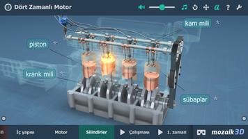 Dört Zamanlı Motor 3B Ekran Görüntüsü 2