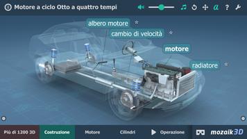 Poster Motore a ciclo Otto in 3D