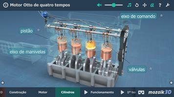 Motor Otto de quatro tempos 3D imagem de tela 2