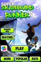 Супер Скейтборд Runner 3D постер