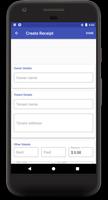 Rent Receipt Maker capture d'écran 1
