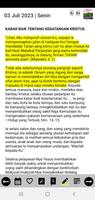 Renungan Harian Pagi تصوير الشاشة 2