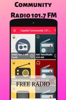 Capital Community Radio 101.7 FM Perth Radio Live syot layar 2