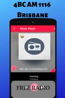 4BC AM 1116 Brisbane AU Free Radio Station Live HD الملصق