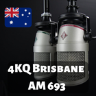4KQ Brisbane AM 693 Brisbane Free Radio Station HD أيقونة