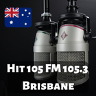 Hit 105 FM 105.3 Brisbane Free Internet Radio Live-icoon