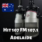 Hit 107 FM 107.1 Adelaide Australian Radio Live HD أيقونة