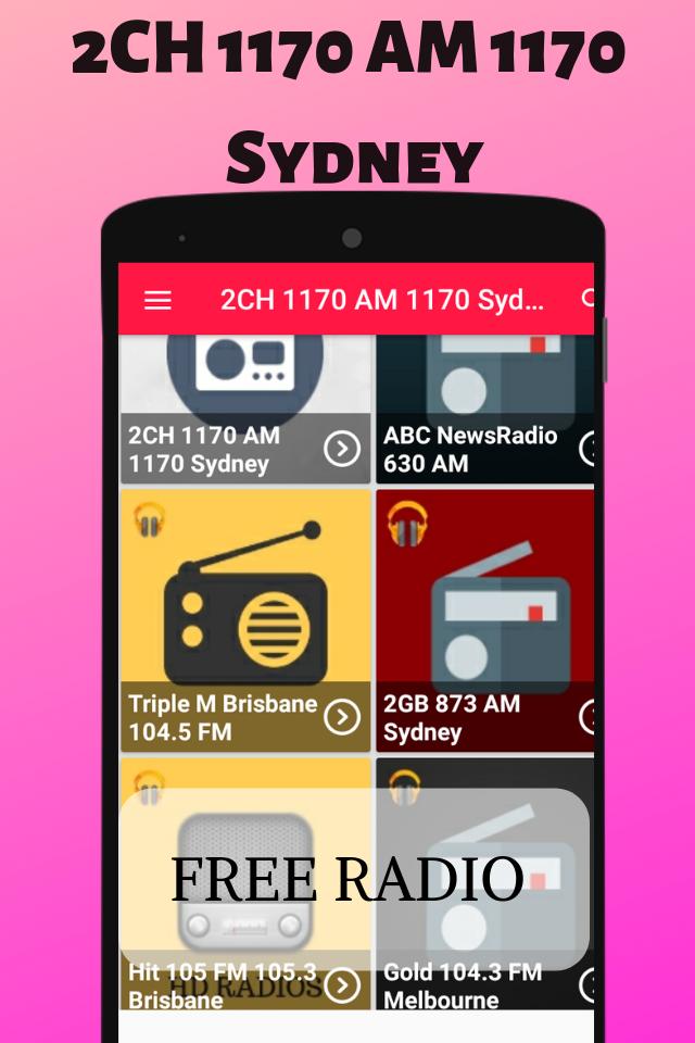2ch 1170 Am 1170 Sydney Au Radio Station Hd Music For Android Apk Download