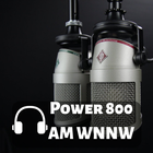 Power 800 AM WNNW Massachusetts Live Radio Station Zeichen