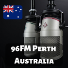 96FM Perth Australia Occidental Radio Station Free ikona