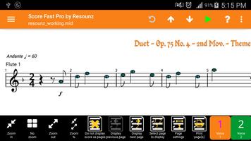 Score Fast Pro: compose, notat capture d'écran 1